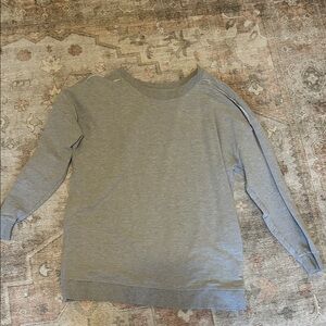 Gray Long Sleeve Sweatshirt - Very Oversized